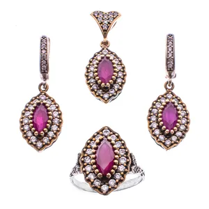 نیم ست نقره زنانه مدل N1006