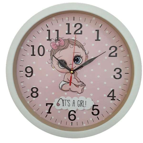 ساعت دیواری کودک مدل ساعت دیواری مدل نی نی کد 4020803