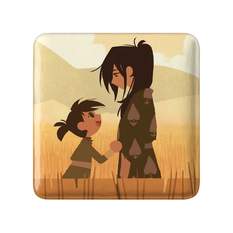 مگنت خندالو طرح هیاکیمارو و دورورو انیمه دورور مدل مربعی کد 33605