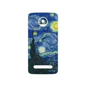 MAHOOT The Starry Night of van Gogh Cover Sticker for Motorola Moto Z2 Play