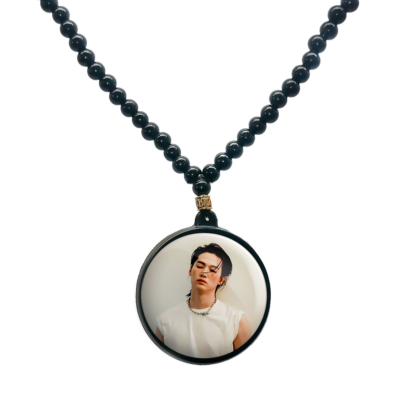 گردنبند پرمانه طرح GOT7 کد pmd.19099 مدل دو طرفه