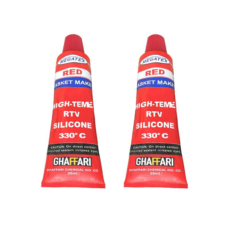 چسب درزگیر غفاری مدل مگاتکس حجم 30 میلی لیتر بسته 2 عددی