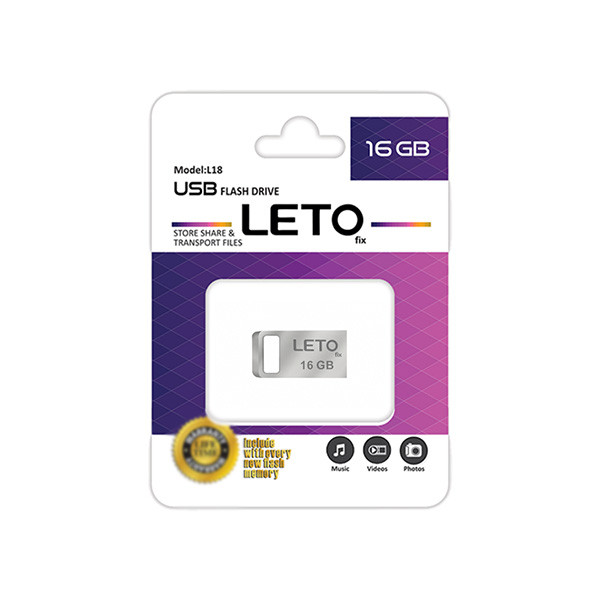 فلش مموری لتو مدل L18 ظرفیت 16 گیگابایت با رابط USB 2.0