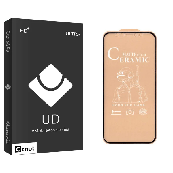 محافظ صفحه نمایش سرامیکی کوکونات مدل UD Black مناسب برای گوشی موبایل اپل iPhone 11 Pro