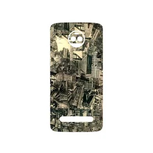 MAHOOT Collage of Skyscraper Cover Sticker for Motorola Moto Z2 Force