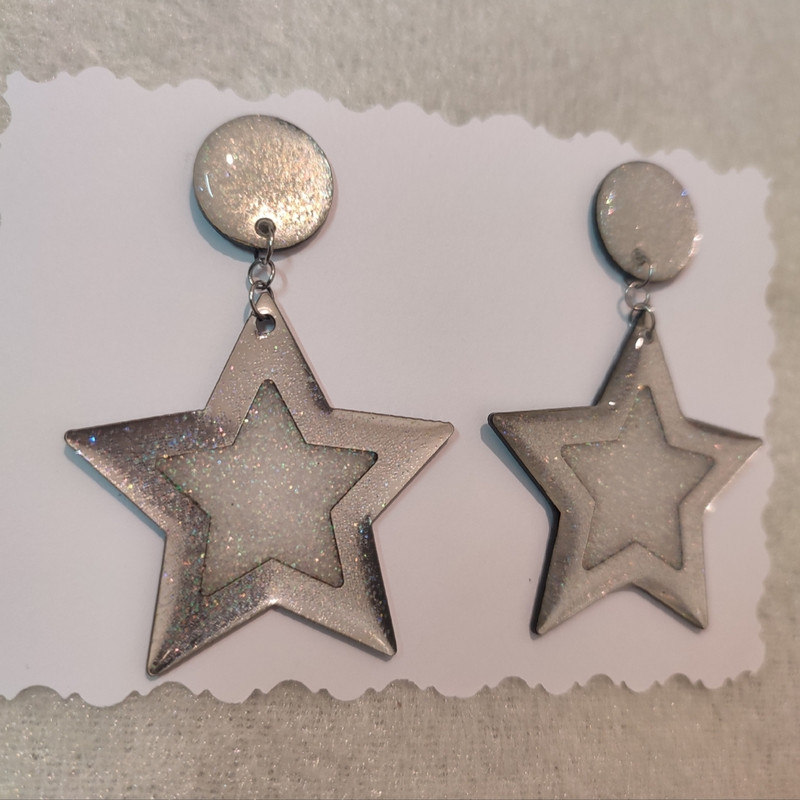 گوشواره دستساز زنانه مدل ستاره