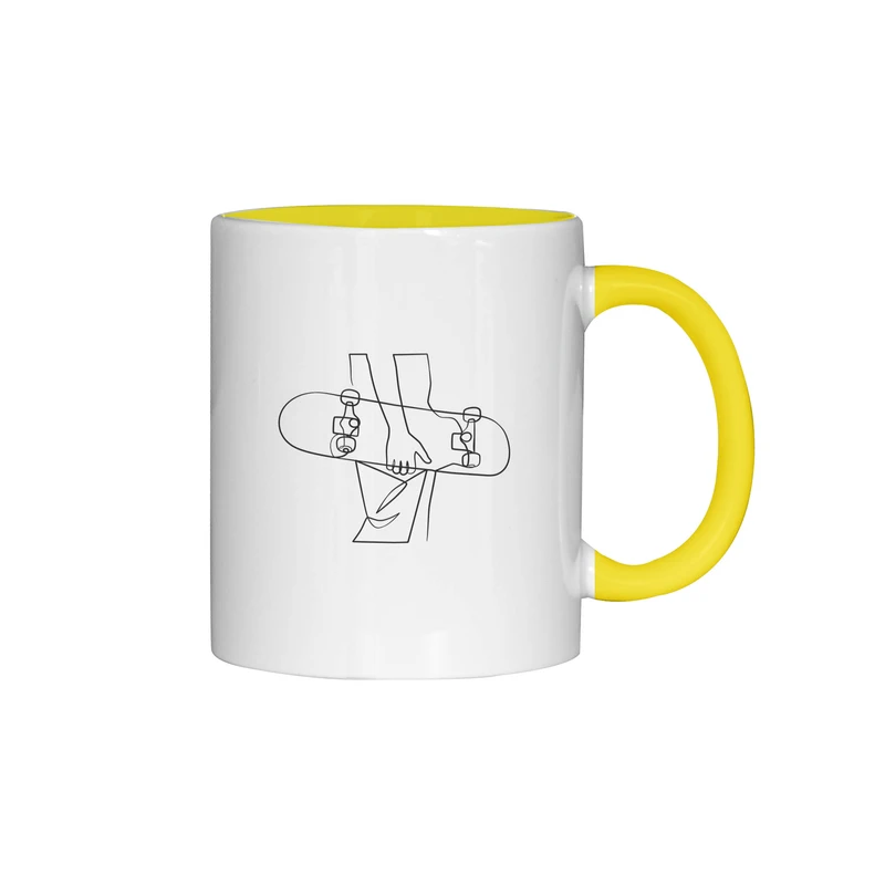 ماگ ژالینو طرح اسکیت سواری کد 001