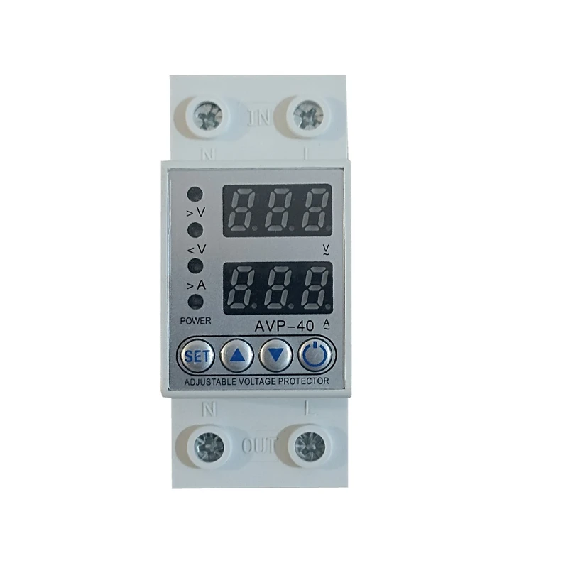 محافظ ولتاژ و جریان تکستن مدل 40 آمپر تکفاز 