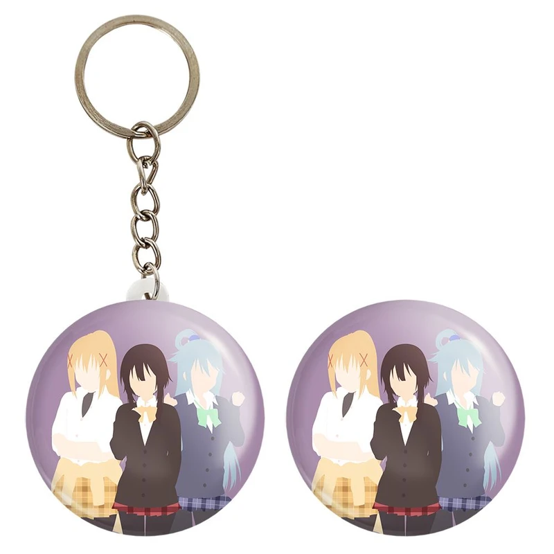 پیکسل خندالو مدل انیمه کونوسوبا Konosuba کد 27161 به همراه جاکلیدی