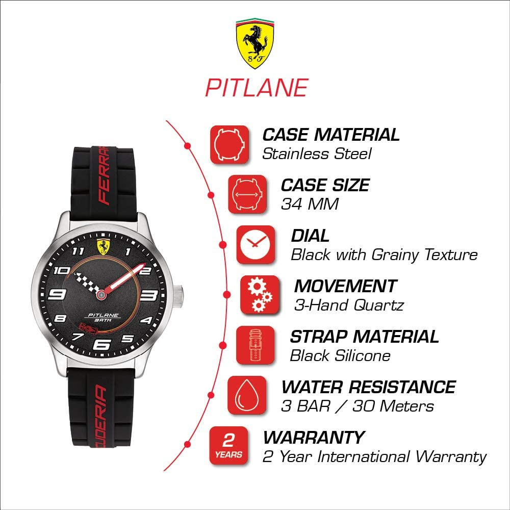 ساعت مچی عقربه ای فراری مدل 0870043 ساعت مچی عقربه ای فراری مدل 0870043