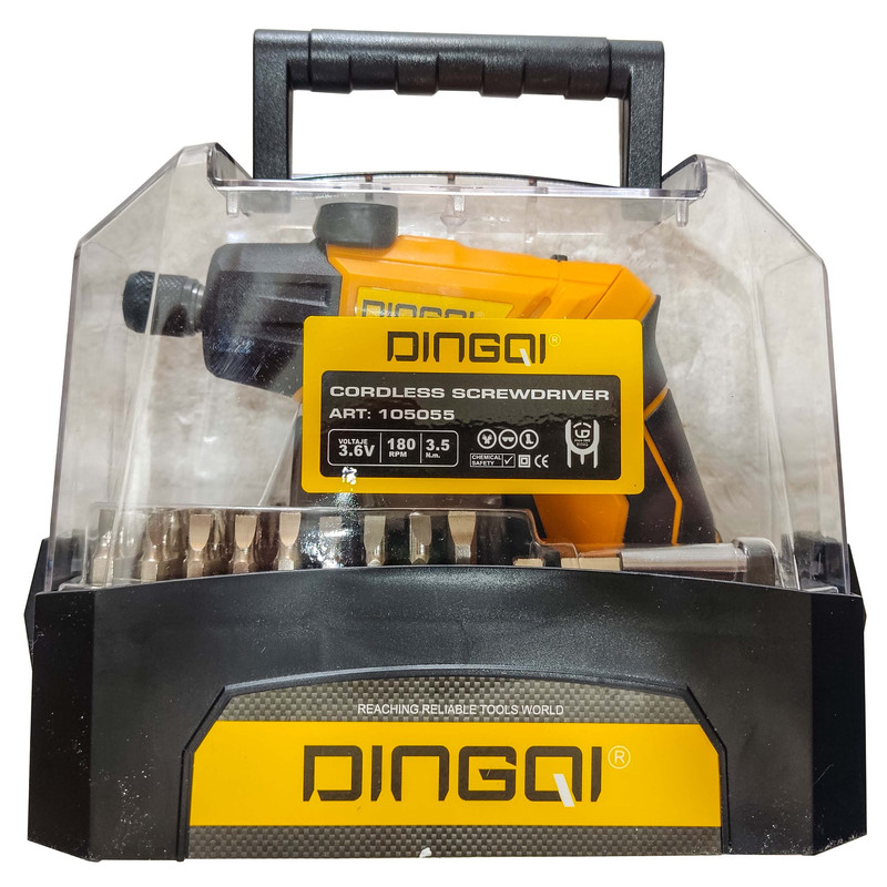 پیچ گوشتی شارژی و سری پیچ گوشتی دینگیشی مدل ART : 105055 مجموعه 55 عددی