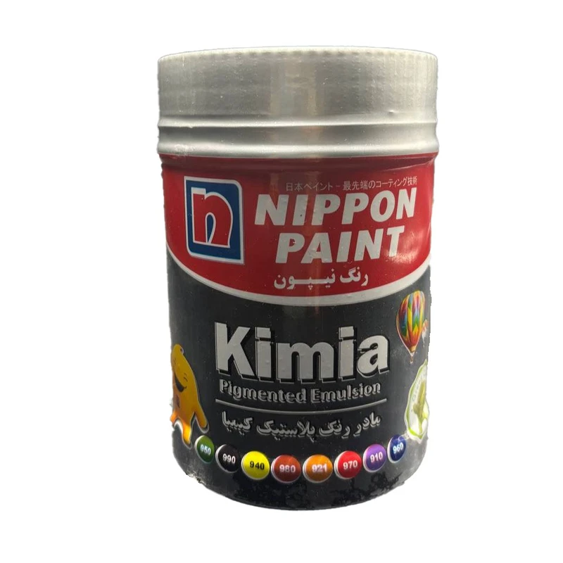 رنگ قهوه ای پلاستیک کیمیا نیپون کد 980 وزن 1 کیلوگرم