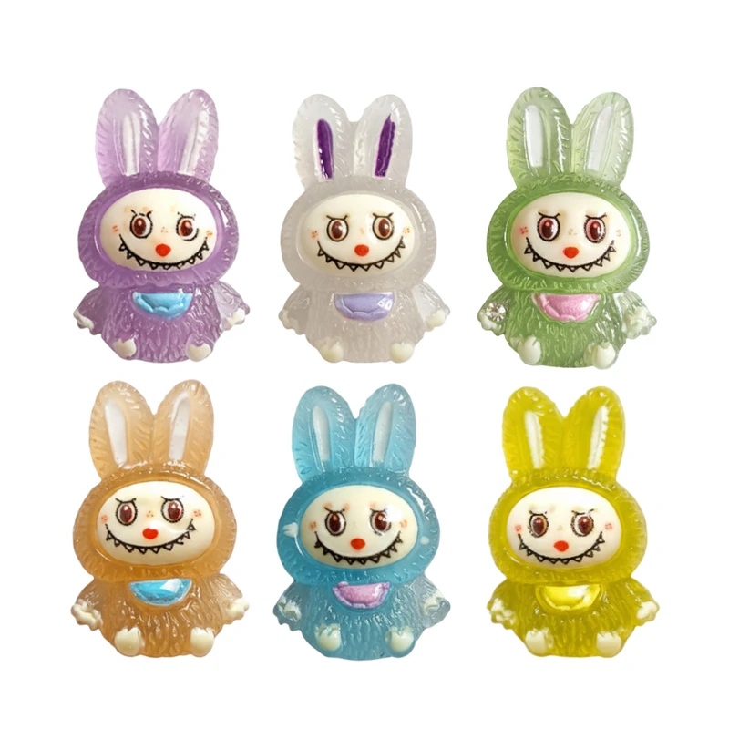 استیکر  تزئینی موبایل و تبلت مدل لبوبو مجموعه 6 عددی