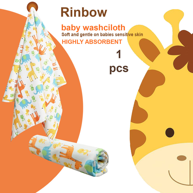 خشک کن کودک رینبو مدل GiraffeWashcloth