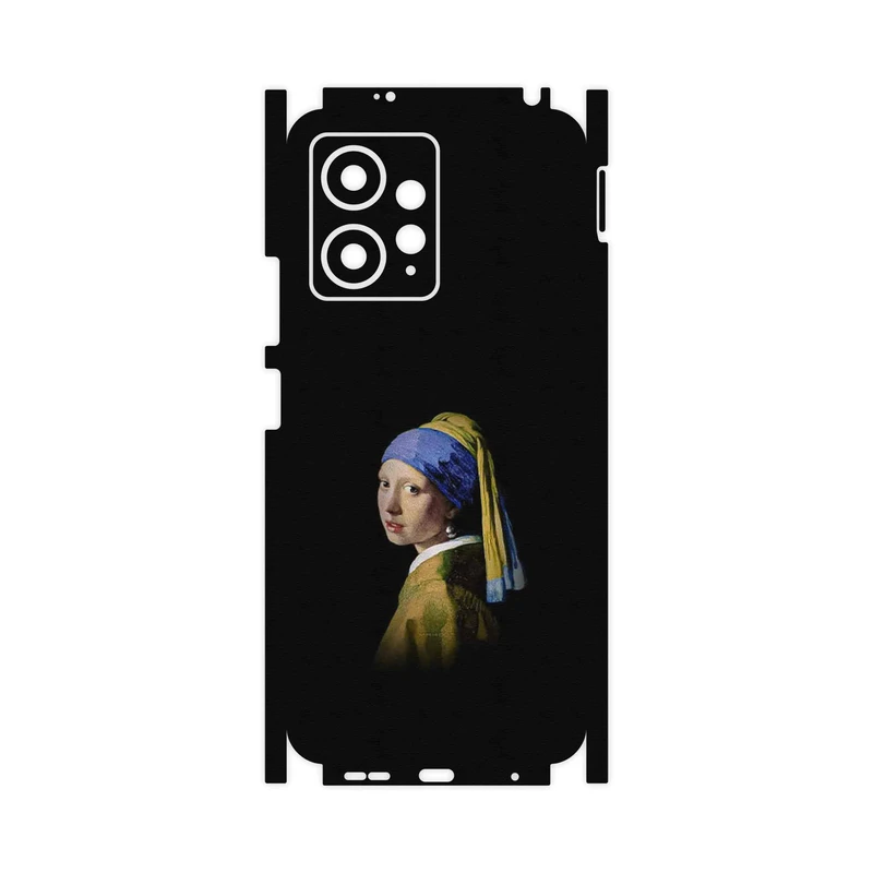برچسب پوششی ماهوت مدل Girl with a Pearl Earring of Vermeer-FullSkin مناسب برای گوشی موبایل شیائومی Redmi Note 12 4G