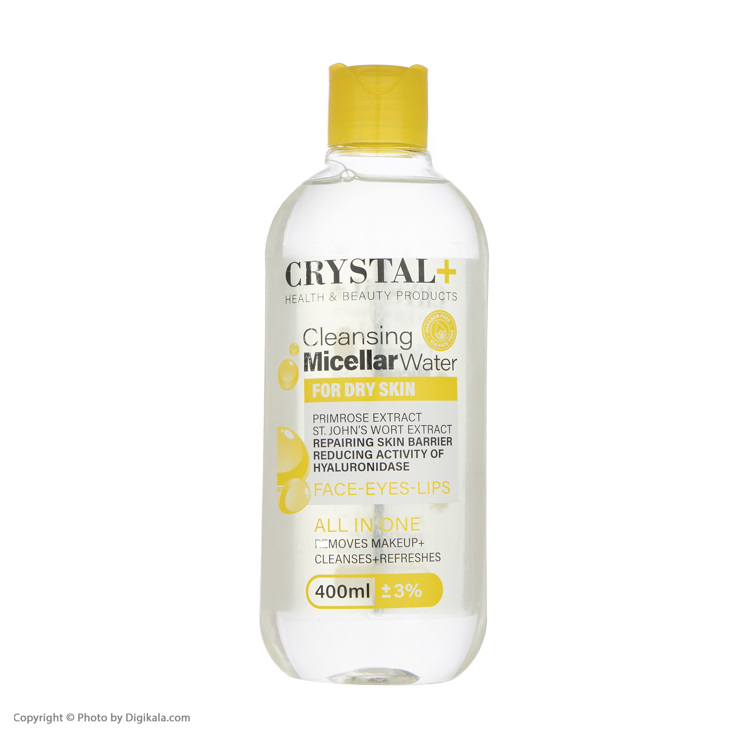 محلول پاک کننده آرایش کریستال مدل Refresher حجم 400 میلی لیتر