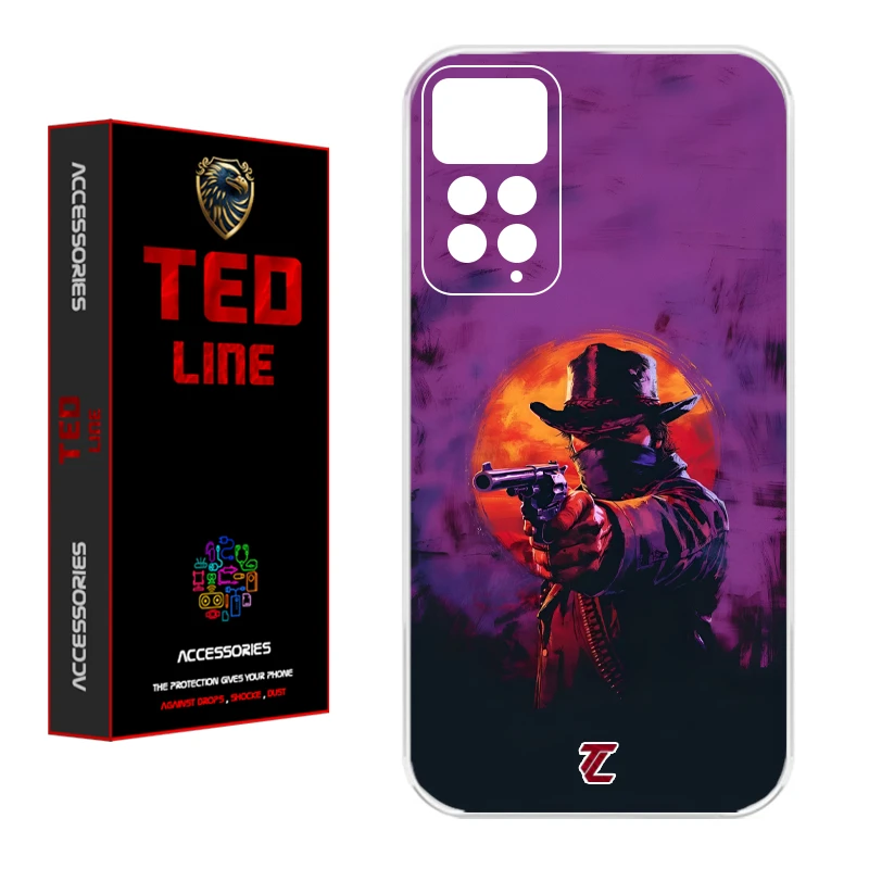 کاور تدلاین طرح رد دد ریدمپشن کد 1195 مناسب برای گوشی موبایل شیائومی Redmi Note 11 Pro 4G / Note 12 Pro 4G
