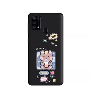 کاور طرح خرس شکمو کد m2290 مناسب برای گوشی موبایل سامسونگ Galaxy M31 / M21s 