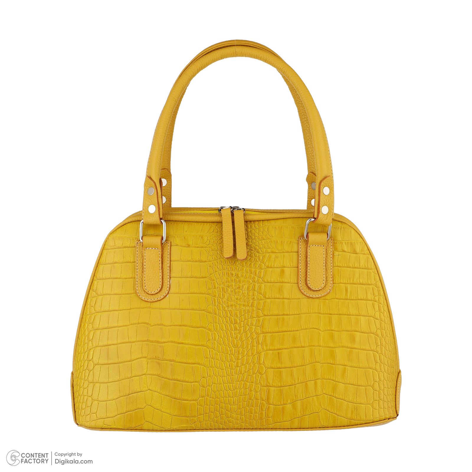 کیف دستی زنانه کایا چرم مدل K550-coroco-yellow -  - 2