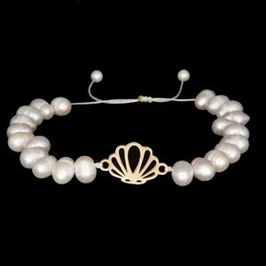 دستبند طلا 18 عیار زنانه با بند مهره‌ای طلای مینیمال رابین مدل 837