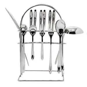 سرویس قاشق و چنگال 51 پارچه برگامو کد 101M 