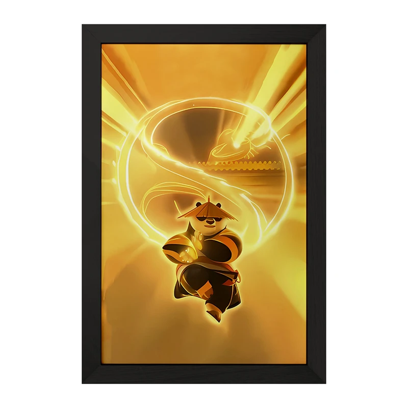 تابلو خندالو مدل پاندا کونگ فو کار کد F4870