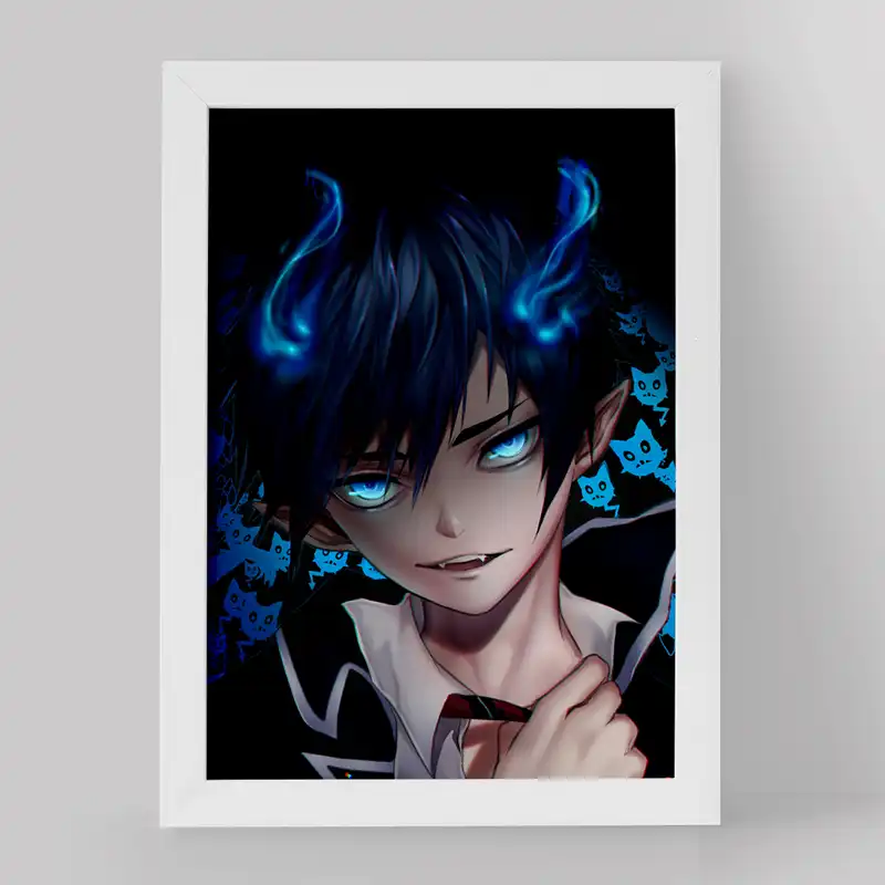 تابلو خندالو مدل رین انیمه جنگیر آبی کد 16363