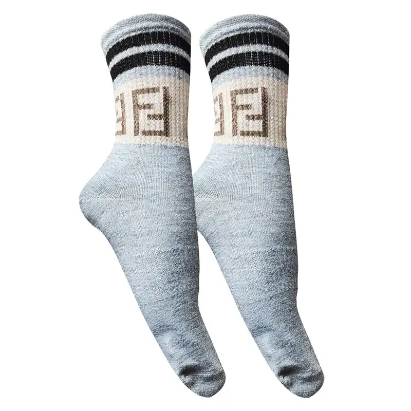 جوراب ساق بلند زنانه مدل کش اسپرت دو خط کد TO01