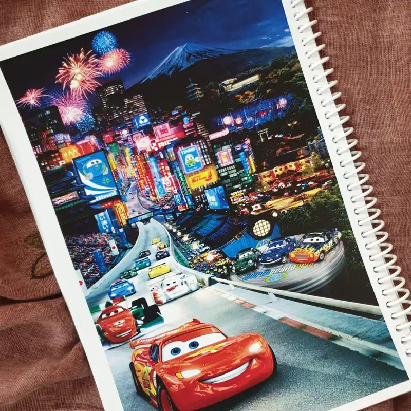 دفتر نقاشی 40 برگ دریا مدل انيمشن مك كوئين طرح پسرانه کد 49