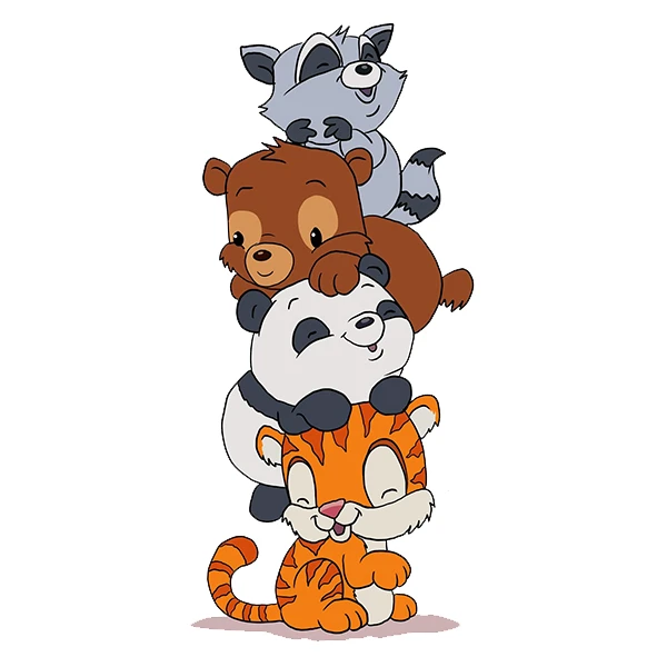  استیکر پارچه و لباس پاد آفرین طرح کارتونی کد 4652