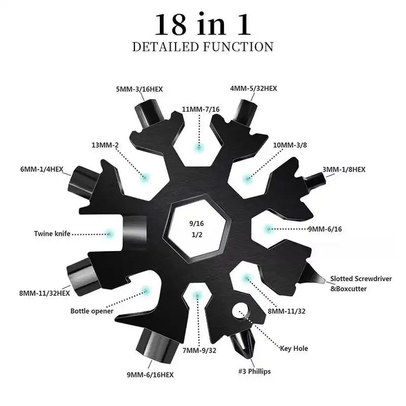 آچار همه کاره مدل دانه برفی