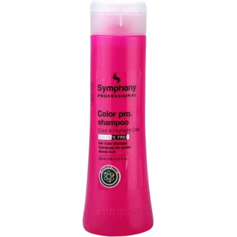 شامپو تثبیت کننده رنگ مو سیمفونی مدل انار حجم 250 میلی لیتر