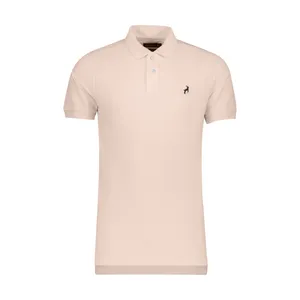 پولوشرت آستین کوتاه مردانه آیبکس مدل 9710 چاکدار رنگ صورتی