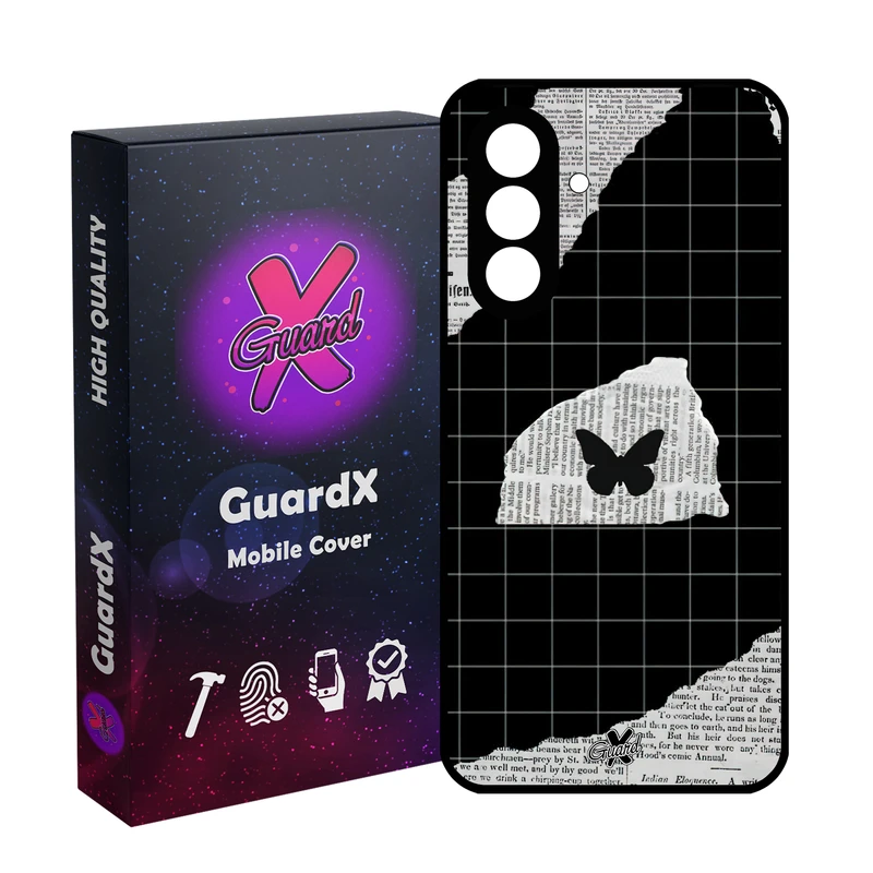 کاور گارد ایکس طرح پروانه مدل 10533 مناسب برای گوشی موبایل سامسونگ Galaxy S25 FE