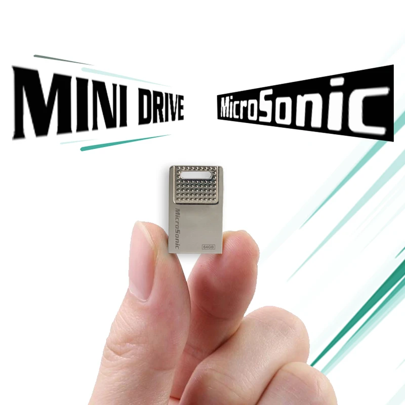 فلش مموری میکروسونیک مدل  mini drive ظرفیت 64 گیگابایت  عکس شماره 3