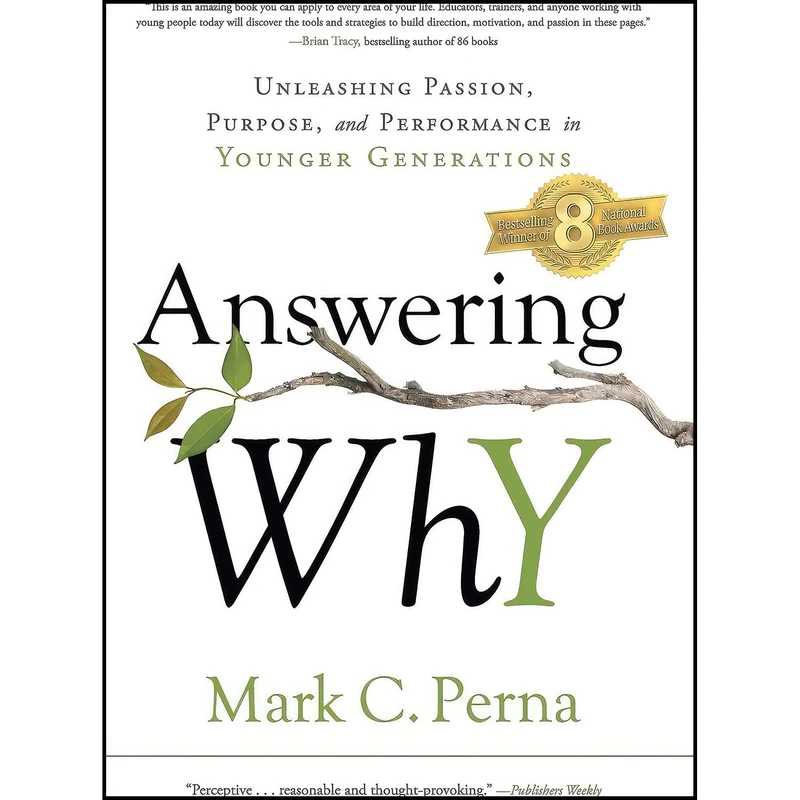 کتاب Answering Why اثر Mark C. Perna انتشارات Greenleaf Book Group Press