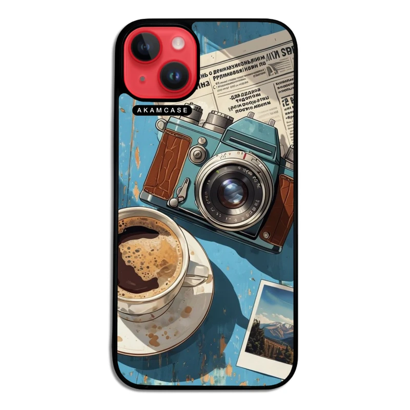 کاور آکام مدل AMC-WA14PLUS-COFFEE-1 مناسب برای گوشی موبایل اپل iPhone 14 Plus
