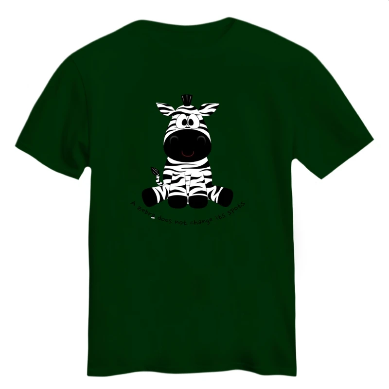 تی شرت آستین کوتاه زنانه مدل گورخر کد 5