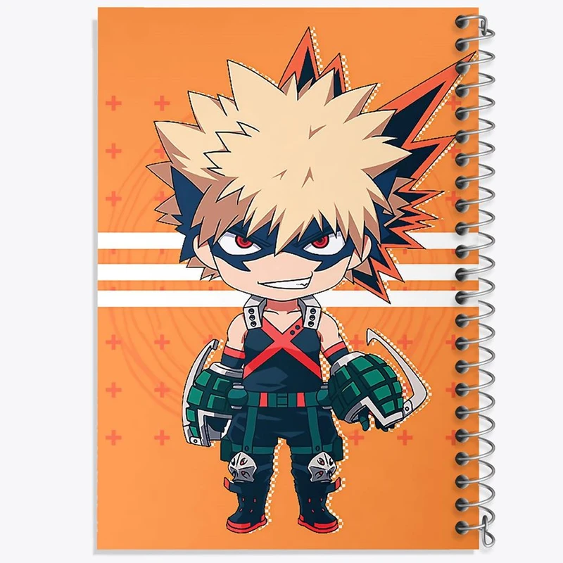 دفتر ژورنال نویسی 50 برگ خندالو مدل نقطه ای طرح کوگو انیمه آکادمی قهرمان من کد 11598
