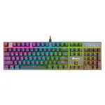 کیبورد گیمینگ گرین مدل GK802-RGB، مکانیکال سوییچ آبی، Full-Size، نورپردازی RGB