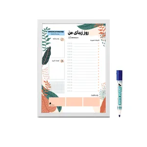 تابلو برنامه ریزی بادکنک آبی مدل Classic2 به همراه ماژیک