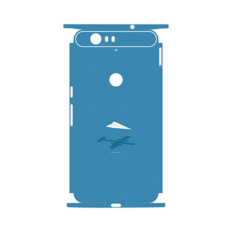 برچسب پوششی ماهوت مدل Minimal Paper Airplane-FullSkin مناسب برای گوشی موبایل گوگل Nexus 6P