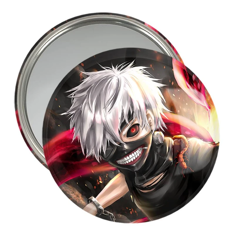 آینه جیبی خندالو مدل کانکی کن انیمه توکیو غول Tokyo Ghoul  کد 11895