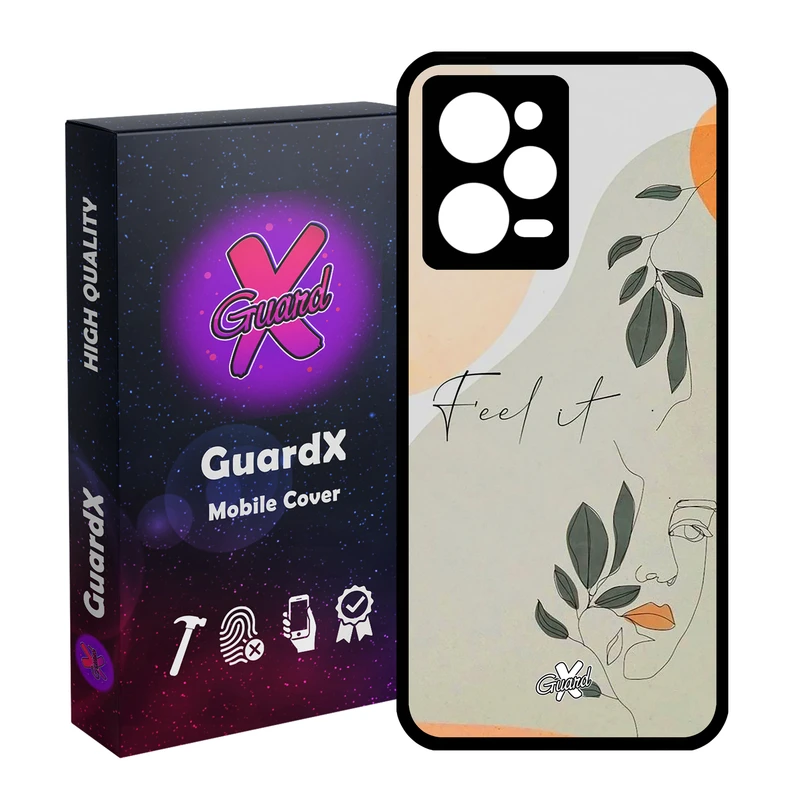 کاور گارد ایکس طرح دختر مدل Glass10387 مناسب برای گوشی موبایل شیائومی Redmi Note 12 Pro 5G/Poco X5 Pro 5G/Note 12 Pro Pro speed