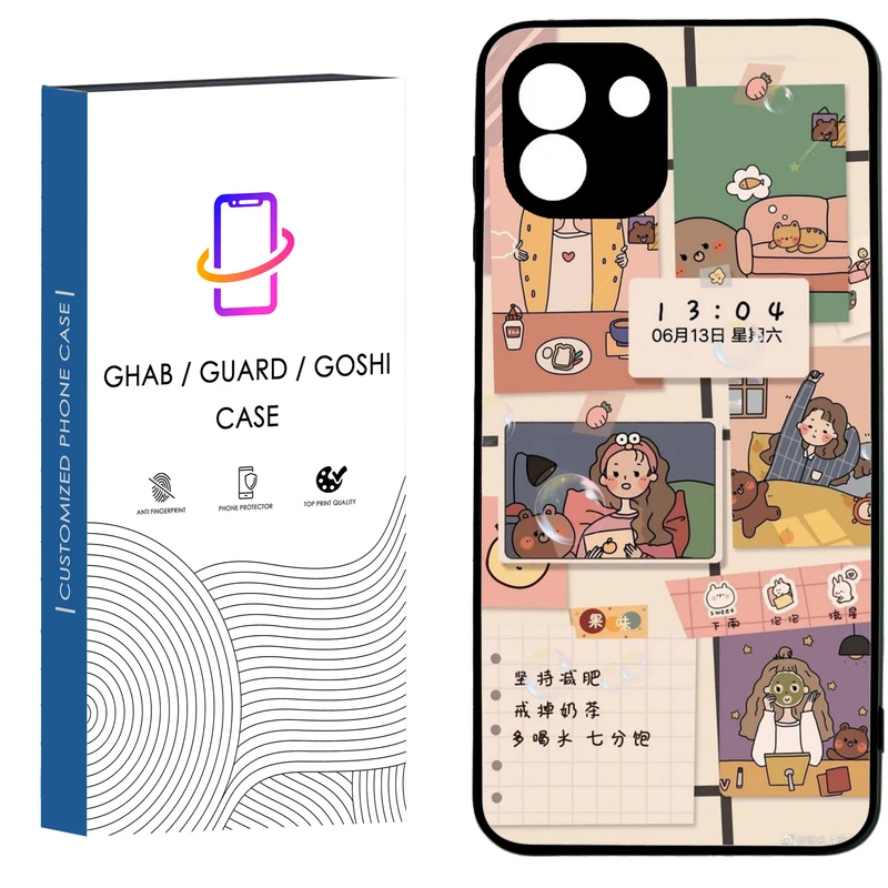 کاور قاب گارد گوشی طرح دخترانه کد 02- TPU مناسب برای گوشی موبایل   سامسونگ Galaxy A03