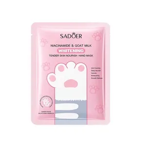 ماسک دست سادور مدل نیاسینامید با عصاره شیر مناسب برای انواع پوست وزن 35 گرم