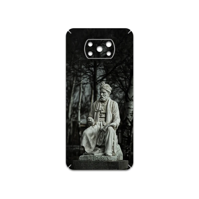 برچسب پوششی ماهوت مدل Ferdowsi-Logo مناسب برای گوشی موبایل شیائومی Poco X3 NFC