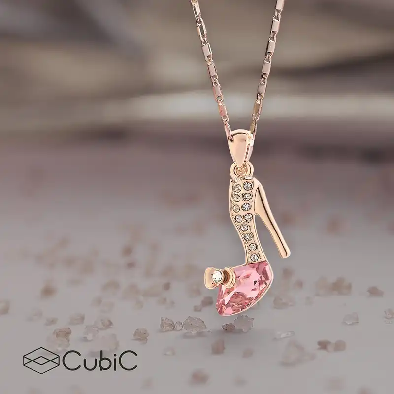 گردنبند زنانه کوبیک مدل QN-55830