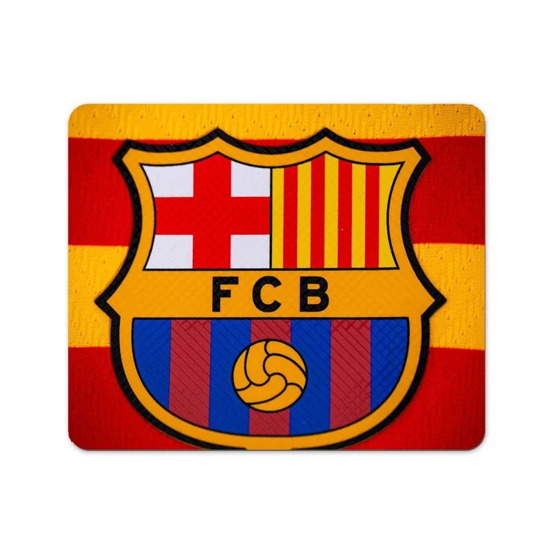  ماوس پد پاد آفرین طرح باشگاه بارسلونا کد 26 سایز 19*24 سانتی متر