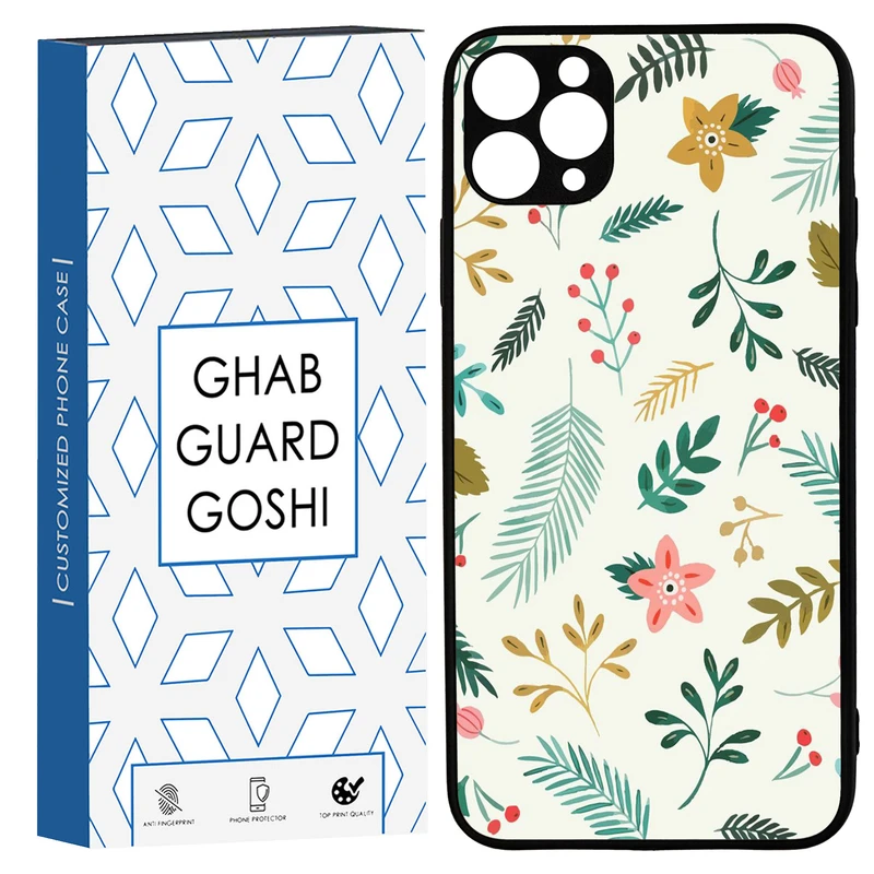 کاور قاب گارد گوشی طرح گل کد TPU-036 مناسب برای گوشی موبایل اپل Iphone 11promax